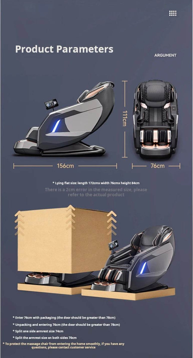 Rinsho TitanWave 4D Zero Gravity SL Track Massage Chair - Rinsho - Sleep Galleria
