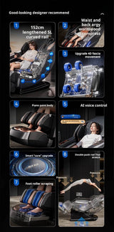 Rinsho TitanWave 4D Zero Gravity SL Track Massage Chair - Rinsho - Sleep Galleria