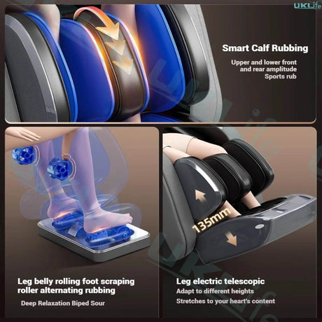Rinsho VigorPulse 4D Dual Core Zero Gravity Massage Chair - Rinsho - Sleep Galleria