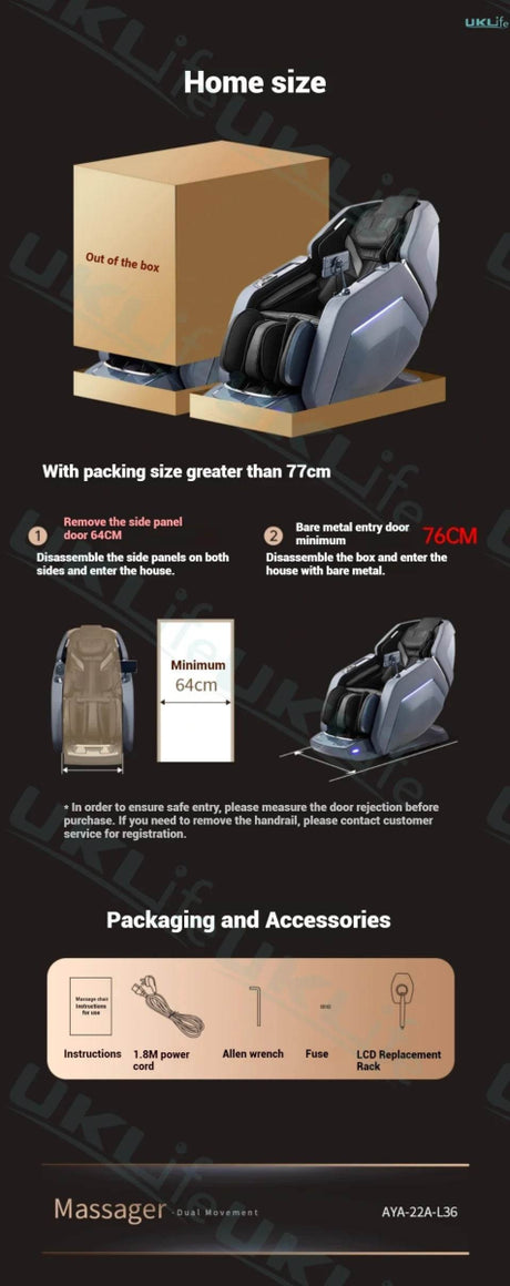 Rinsho VigorPulse 4D Dual Core Zero Gravity Massage Chair - Rinsho - Sleep Galleria
