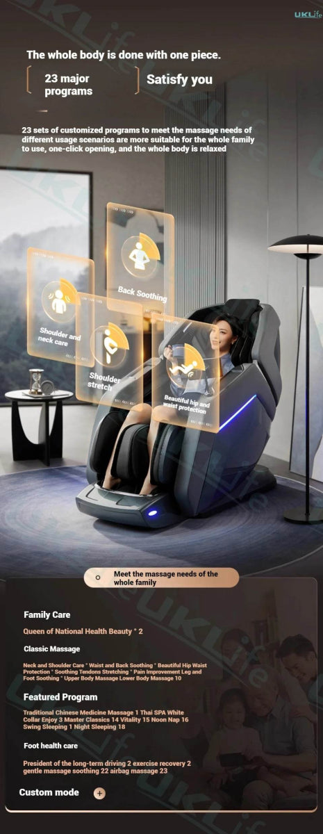 Rinsho VigorPulse 4D Dual Core Zero Gravity Massage Chair - Rinsho - Sleep Galleria