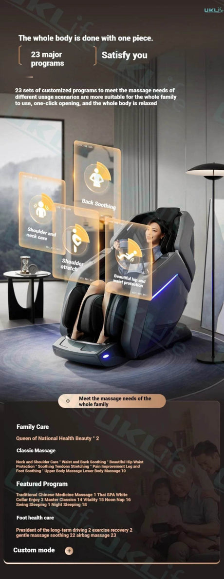 Rinsho VigorPulse 4D Dual Core Zero Gravity Massage Chair - Rinsho - Sleep Galleria