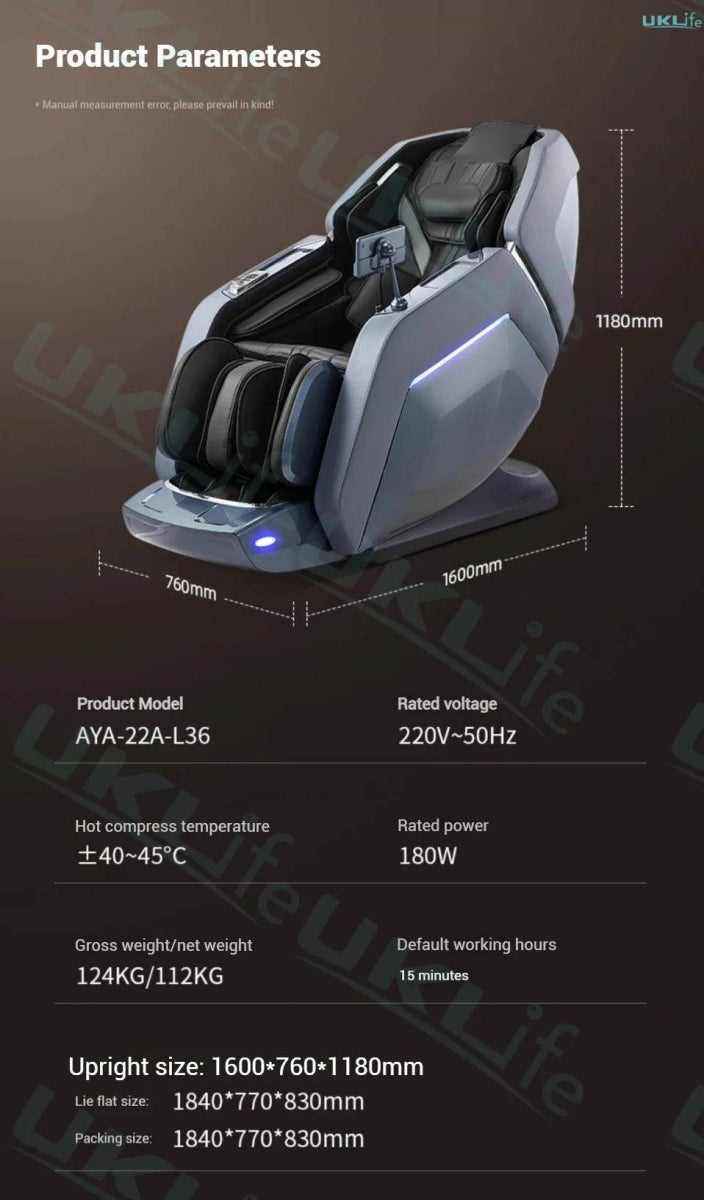 Rinsho VigorPulse 4D Dual Core Zero Gravity Massage Chair - Rinsho - Sleep Galleria