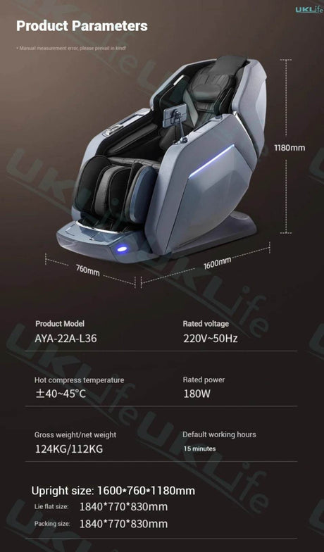 Rinsho VigorPulse 4D Dual Core Zero Gravity Massage Chair - Rinsho - Sleep Galleria