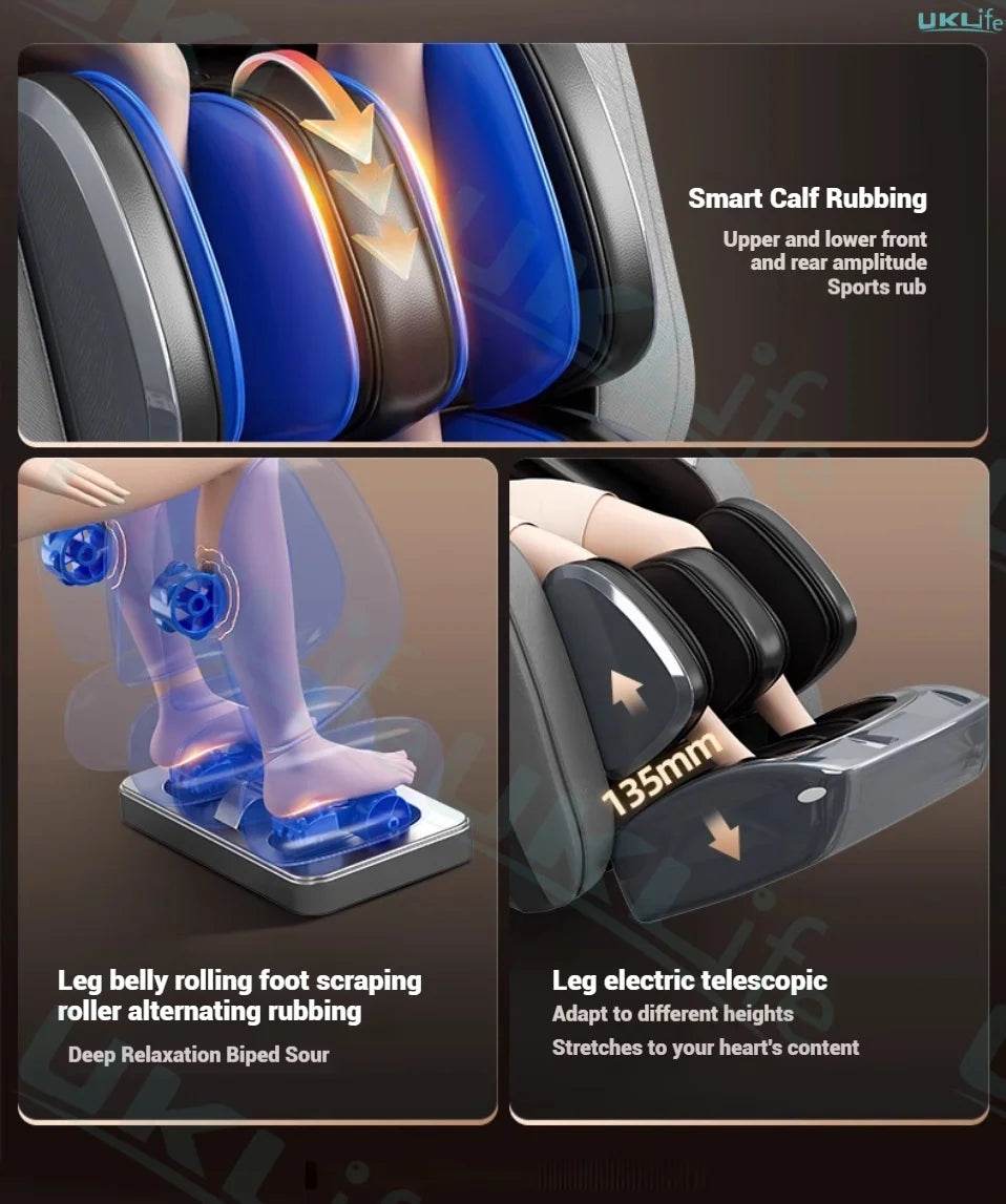 Rinsho VigorPulse 4D Dual Core Zero Gravity Massage Chair - Rinsho - Sleep Galleria