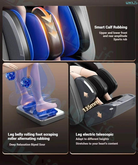 Rinsho VigorPulse 4D Dual Core Zero Gravity Massage Chair - Rinsho - Sleep Galleria