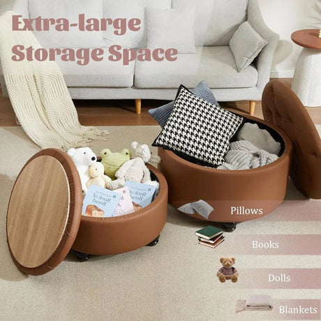 Storage Ottoman Coffee Table Set - Royal Windsor - Sleep Galleria