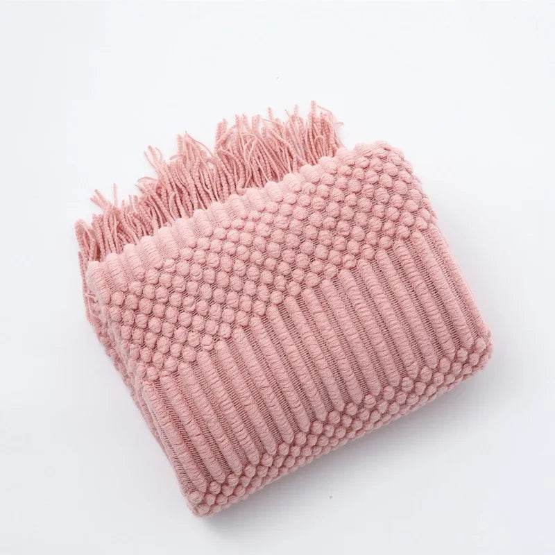 100% Acrylic Soft Chunky Knit Throw Blanket - Sleep Galleria