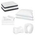 12-Piece Premium Comfort Cotton Linen Bedding Set - Sleep Galleria