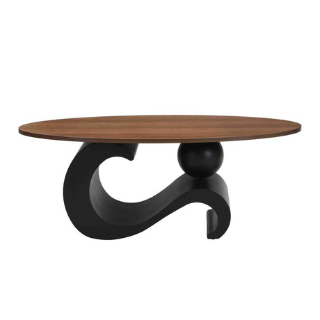 2 - Piece Black Nesting MDF Metal Coffee Table Set - Serenova - Sleep Galleria