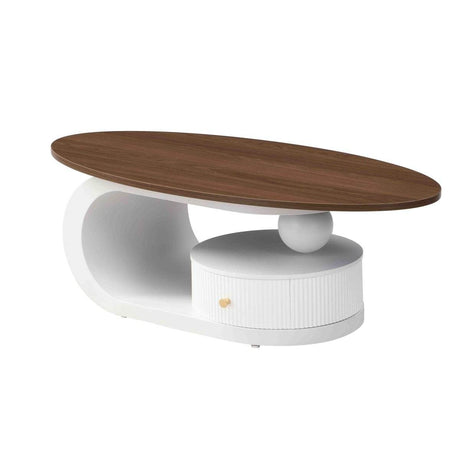 2 - Piece Elegant MDF Metal Frame Coffee Table Set - Serenova - Sleep Galleria