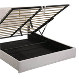 2 - Piece Queen Upholstered Platform Bed With Ottoman Storage - Serenova - Sleep Galleria