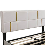 2 - Piece Queen Upholstered Platform Bed With Ottoman Storage - Serenova - Sleep Galleria