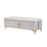 2 - Piece Queen Upholstered Platform Bed With Ottoman Storage - Serenova - Sleep Galleria