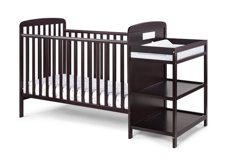 3 - in - 1 Convertible Solid Wood Crib With Changing Table - Serenova - Sleep Galleria