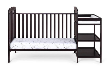 3 - in - 1 Convertible Solid Wood Crib With Changing Table - Serenova - Sleep Galleria