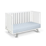 3-in-1 Convertible Solid Wood Island Crib - Sleep Galleria
