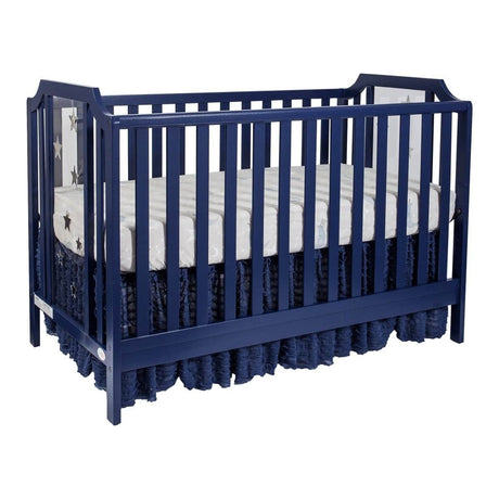 3 - in - 1 Convertible Solid Wood Navy Blue Crib - Serenova - Sleep Galleria