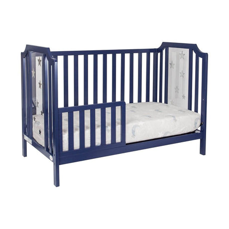 3 - in - 1 Convertible Solid Wood Navy Blue Crib - Serenova - Sleep Galleria