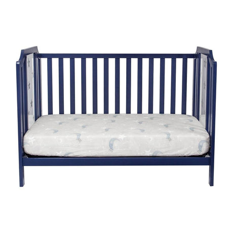 3 - in - 1 Convertible Solid Wood Navy Blue Crib - Serenova - Sleep Galleria