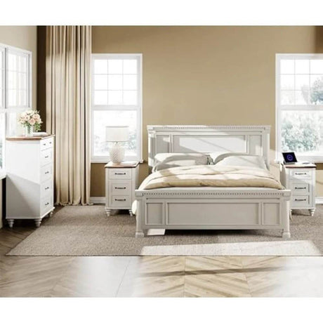 3-Piece Modern Bedroom Furniture Set With Charging Station - Sleep Galleria