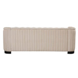 3-Piece Velvet Sofa Set With Rubber Wood Legs - Sleep Galleria