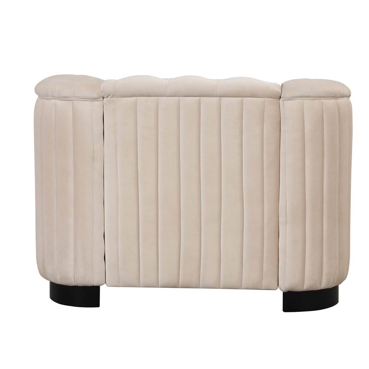 3-Piece Velvet Sofa Set With Rubber Wood Legs - Sleep Galleria