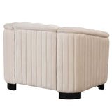 3-Piece Velvet Sofa Set With Rubber Wood Legs - Sleep Galleria