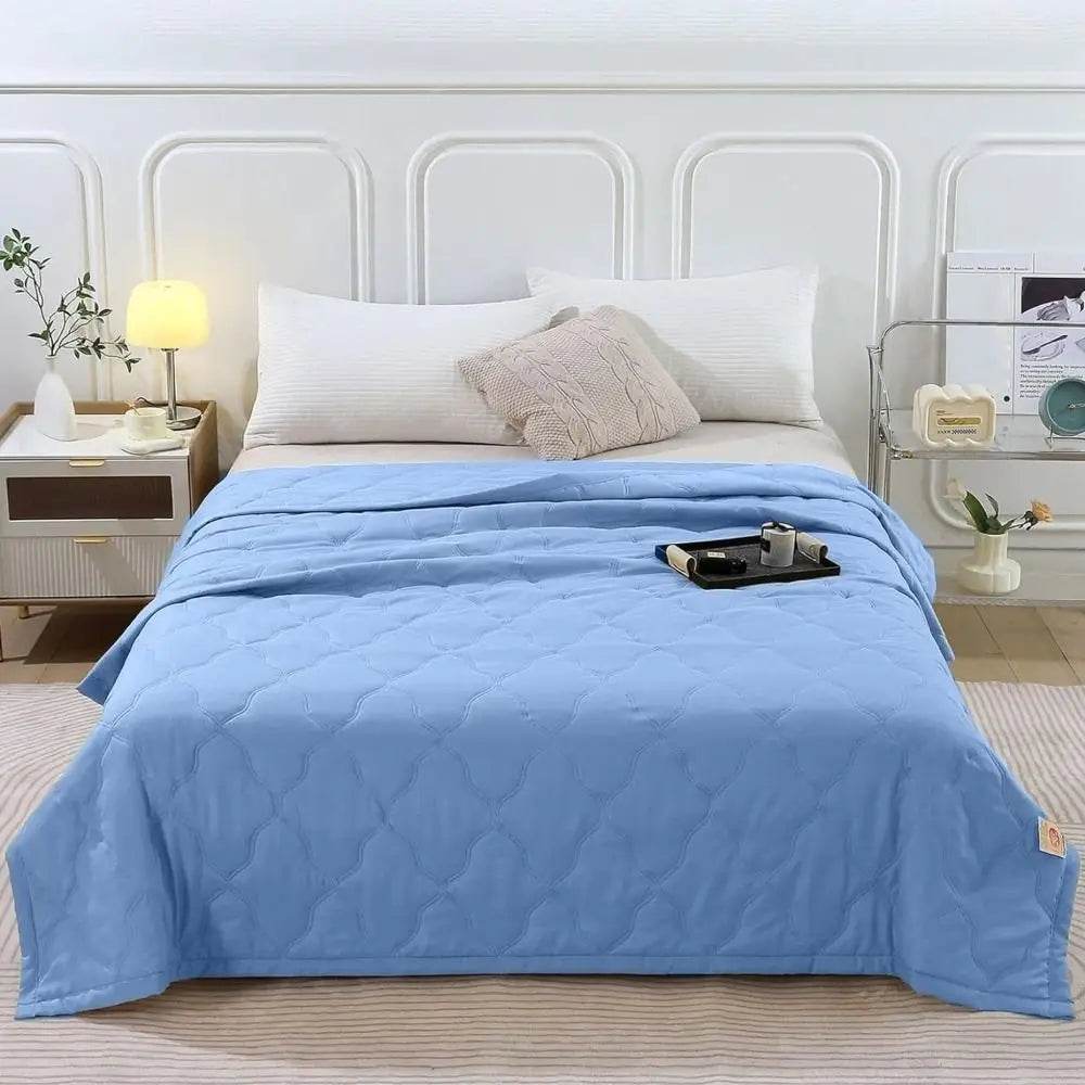 Breathable Cooling Lightweight Summer Microfiber Blanket - Serenova - Sleep Galleria