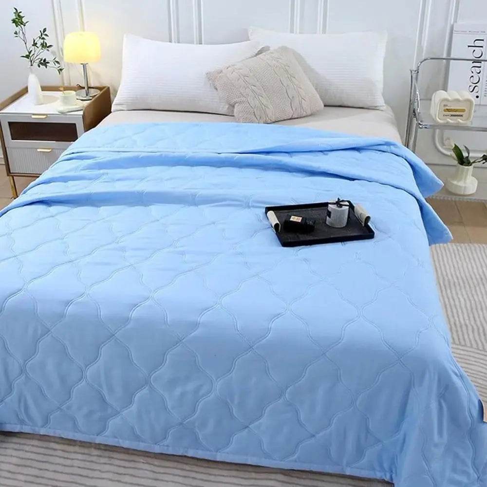Breathable Cooling Lightweight Summer Microfiber Blanket - Serenova - Sleep Galleria