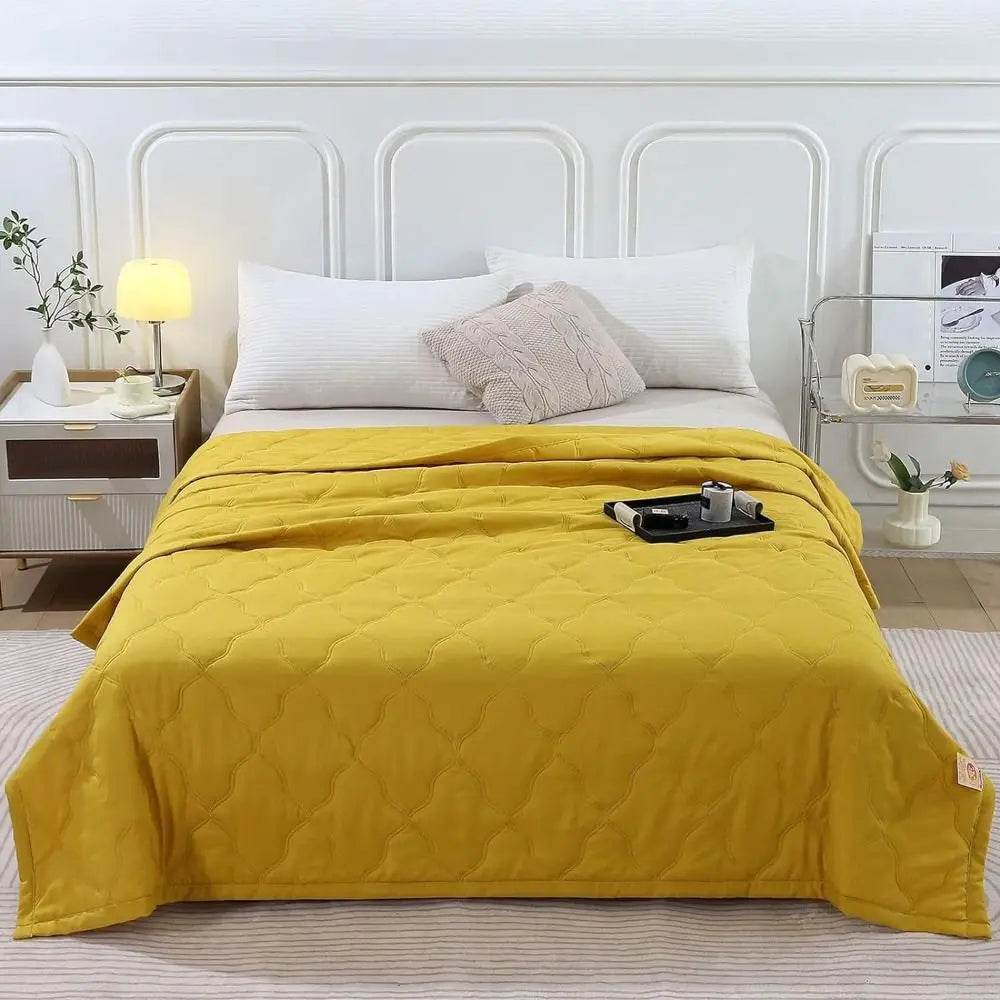 Breathable Cooling Lightweight Summer Microfiber Blanket - Serenova - Sleep Galleria