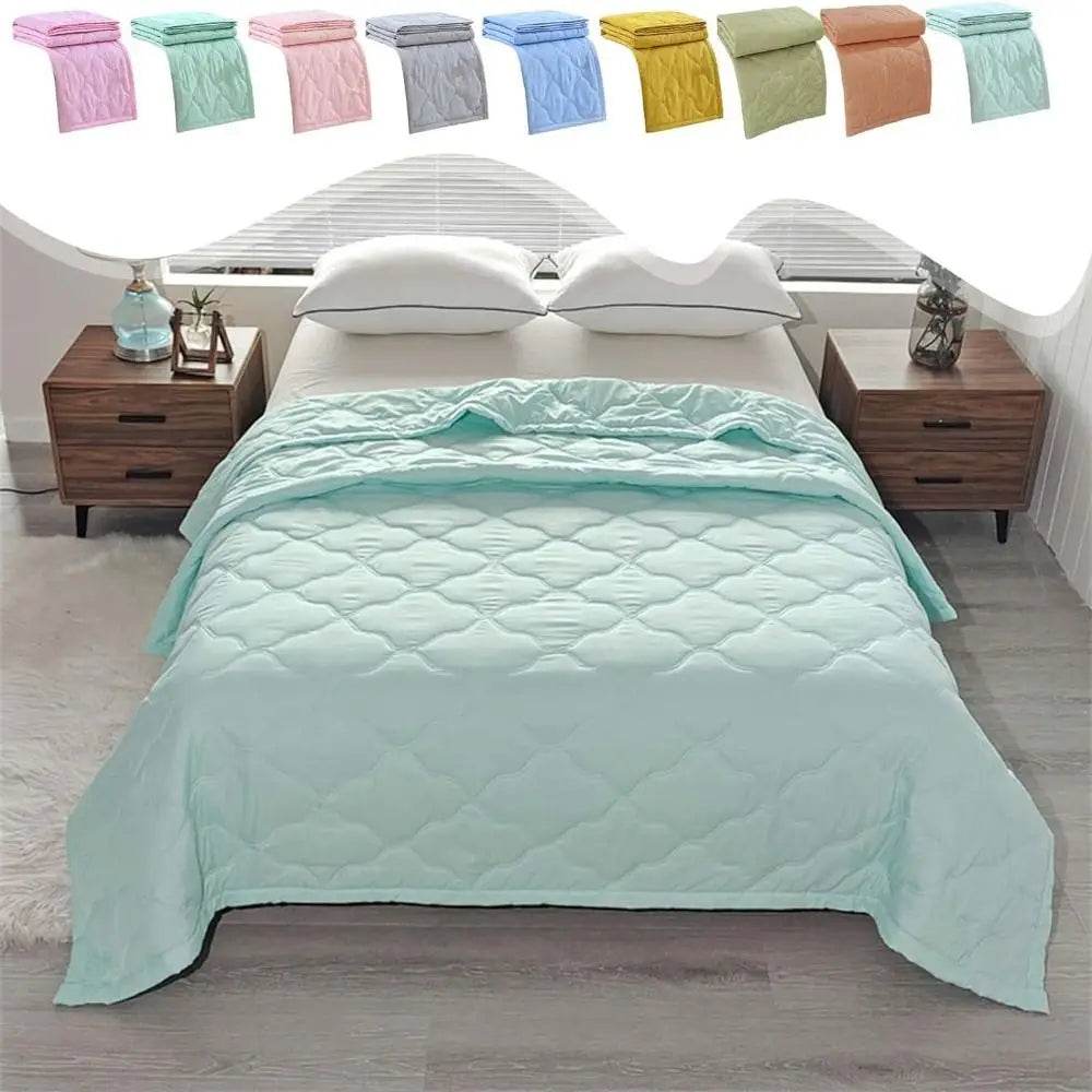 Breathable Cooling Lightweight Summer Microfiber Blanket - Serenova - Sleep Galleria