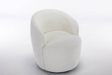 Chenille Fabric Upholstered Swivel Accent Armchair - Sleep Galleria