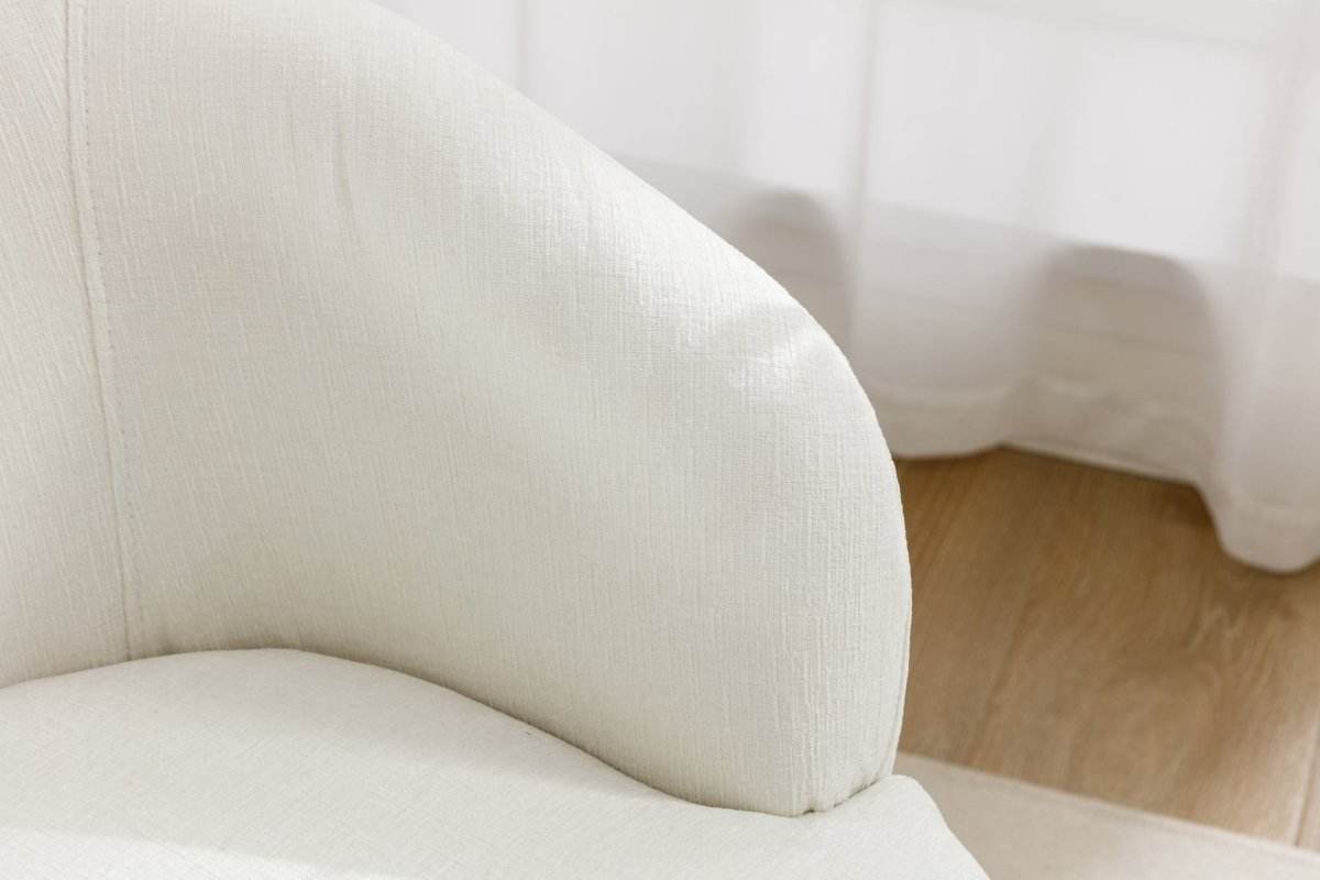 Chenille Fabric Upholstered Swivel Accent Armchair - Sleep Galleria