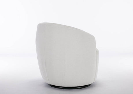 Chenille Fabric Upholstered Swivel Accent Armchair - Sleep Galleria