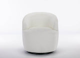 Chenille Fabric Upholstered Swivel Accent Armchair - Sleep Galleria