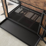 Chew-Resistant MDF Metal Dog Crate Furniture - Sleep Galleria