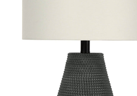 Contemporary 24-Inch Black Resin Table Lamp - Sleep Galleria