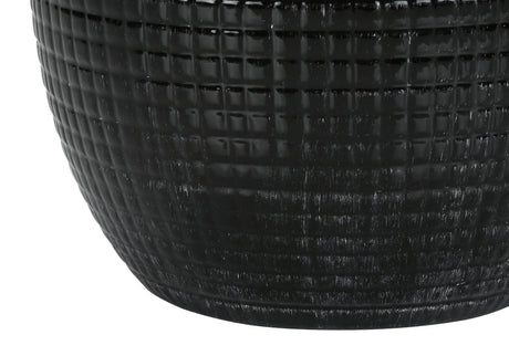 Contemporary Black Ceramic Ginger Jar Table Lamp - Sleep Galleria