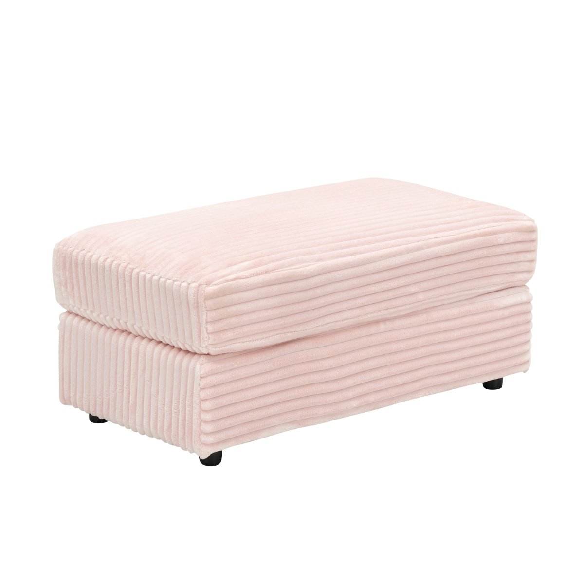 Corduroy Spring Upholstered Armchair And Ottoman Set - Sleep Galleria