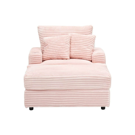 Corduroy Spring Upholstered Armchair And Ottoman Set - Serenova - Sleep Galleria