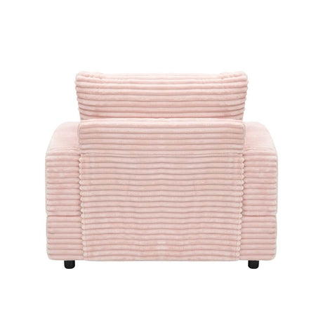 Corduroy Spring Upholstered Armchair And Ottoman Set - Serenova - Sleep Galleria