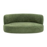 Curved Fleeced Teddy Upholstered Pet Sofa Bed - Sleep Galleria