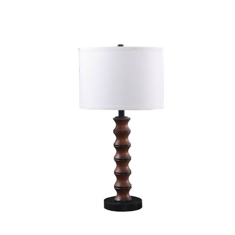 Dark Cherry Polyresin Modern Coastal Table Lamp - Sleep Galleria