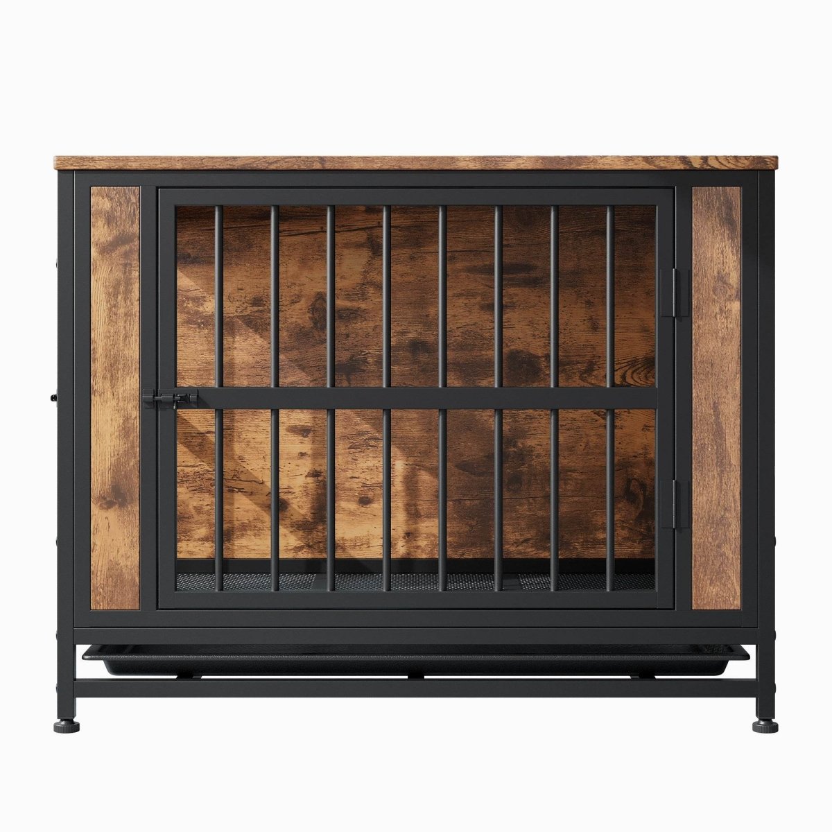 Decorative MDF Metal Dog Crate Furniture With Cushion - Serenova - Sleep Galleria