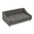 Durable Elevated Modern Linen Foam Dog Sofa Bed - Sleep Galleria