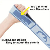 Elastic Yoga Resistance Stretching Belt With Loops - Sleep Galleria