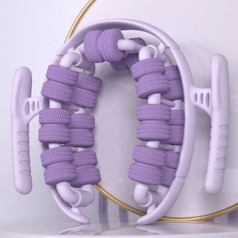 Ergonomic 28-Wheel Deep Tissue Leg Roller Massager - Sleep Galleria