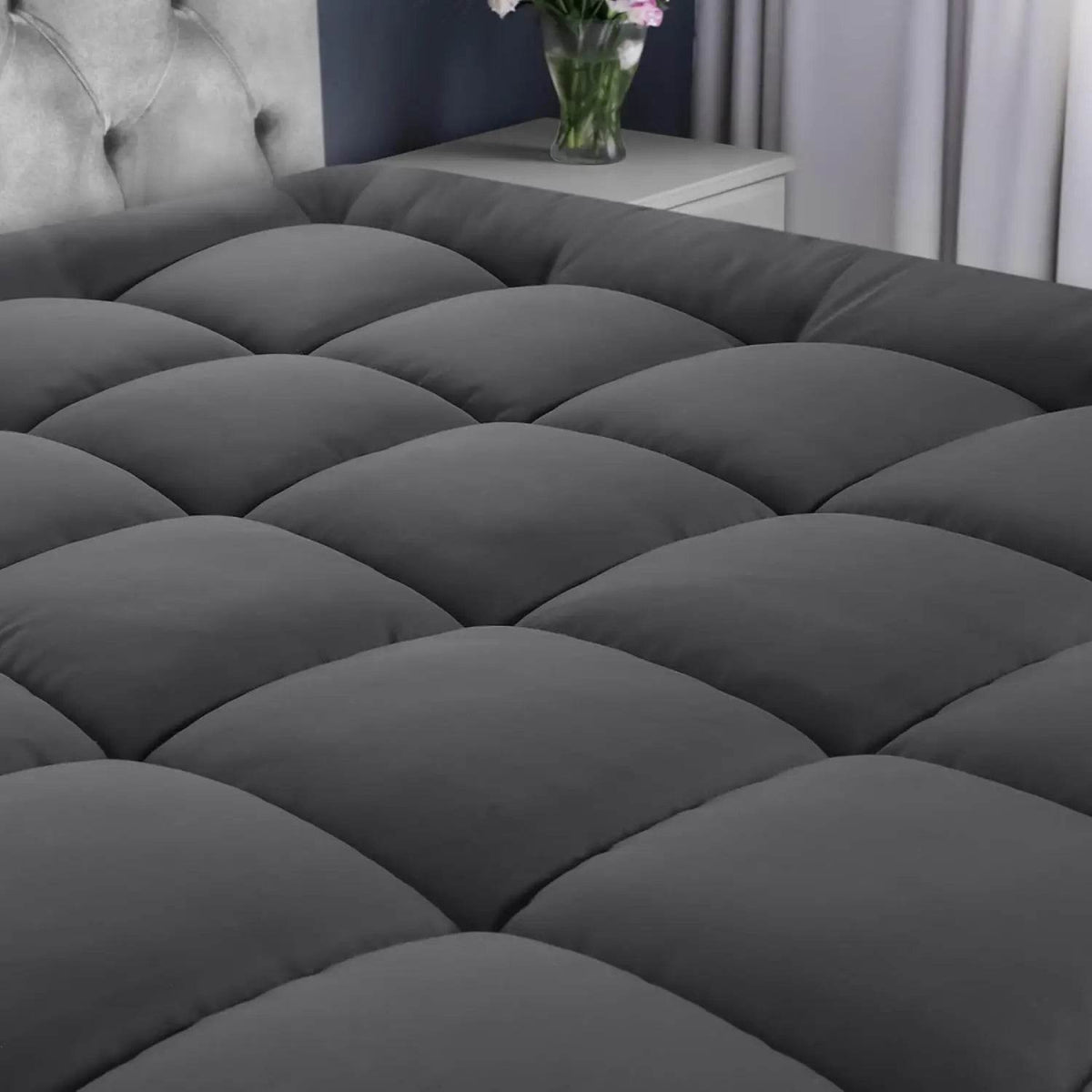 Extra Thick Quilted Breathable Mattress Pad - Serenova - Sleep Galleria