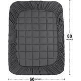 Extra Thick Quilted Breathable Mattress Pad - Serenova - Sleep Galleria